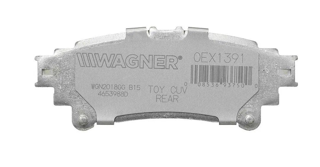 OEX1391 – WAGNER BRAKE Brake Pad, OE Replacement Premium Low-Copper Ceramic